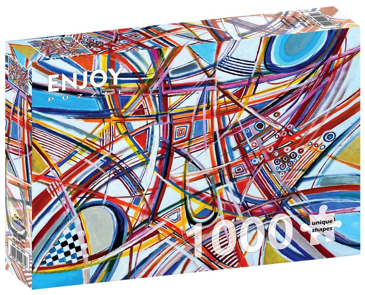 Пазл, Кривые линии, 1000 шт. Enjoy
Пазл, Кривые линии, 1000 шт. Enjoy