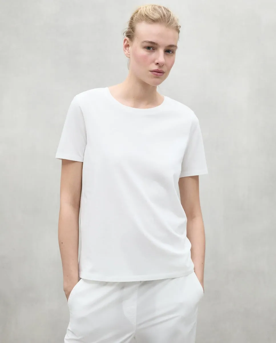 Женская однотонная футболка с короткими рукавами и круглым вырезом Ecoalf, белый
Женская однотонная футболка с короткими рукавами и круглым вырезом Ecoalf, белый