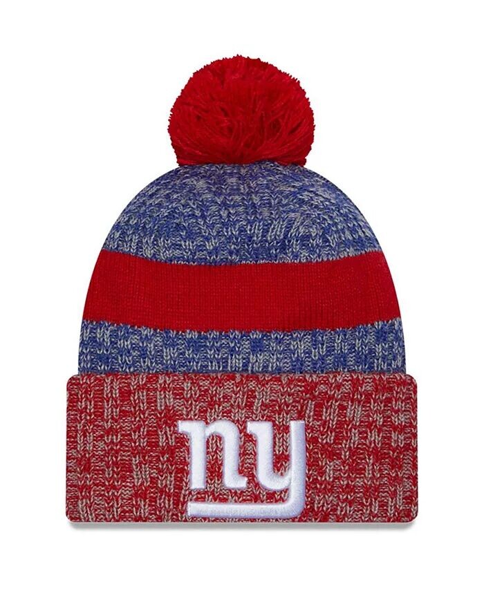 Мужская красная вязаная шапка New York Giants 2023 Sideline Sport с манжетами и помпоном New Era, синий
Мужская красная вязаная шапка New York Giants 2023 Sideline Sport с манжетами и помпоном New Era, синий