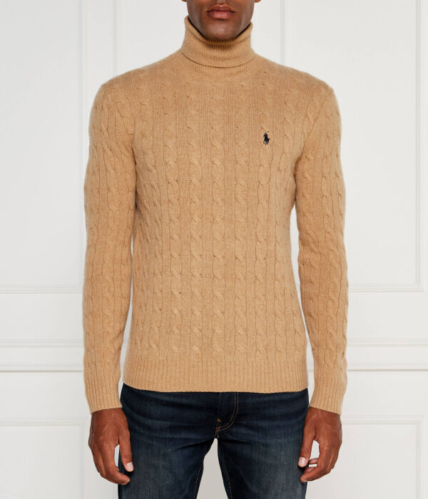 Свитер мужской Polo Ralph Lauren шерстяной с узором косичка, коричневый
Свитер мужской Polo Ralph Lauren шерстяной с узором косичка, коричневый
