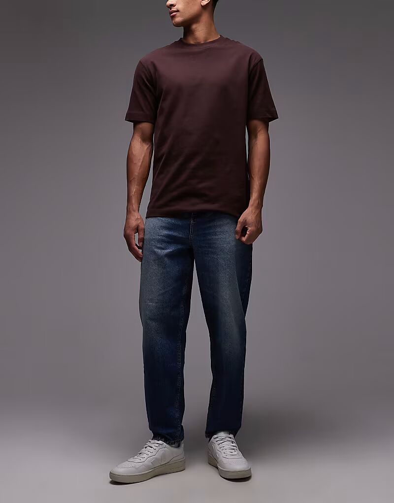 Свободные зауженные джинсы цвета индиго Asos Design
Свободные зауженные джинсы цвета индиго Asos Design