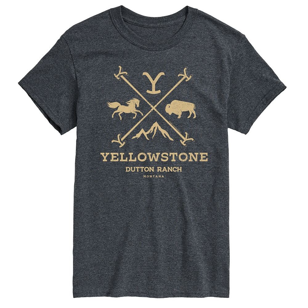 Мужская футболка с графическим логотипом Yellowstone Branding Iron Badge, цвет Heather Charcoal
Мужская футболка с графическим логотипом Yellowstone Branding Iron Badge, цвет Heather Charcoal