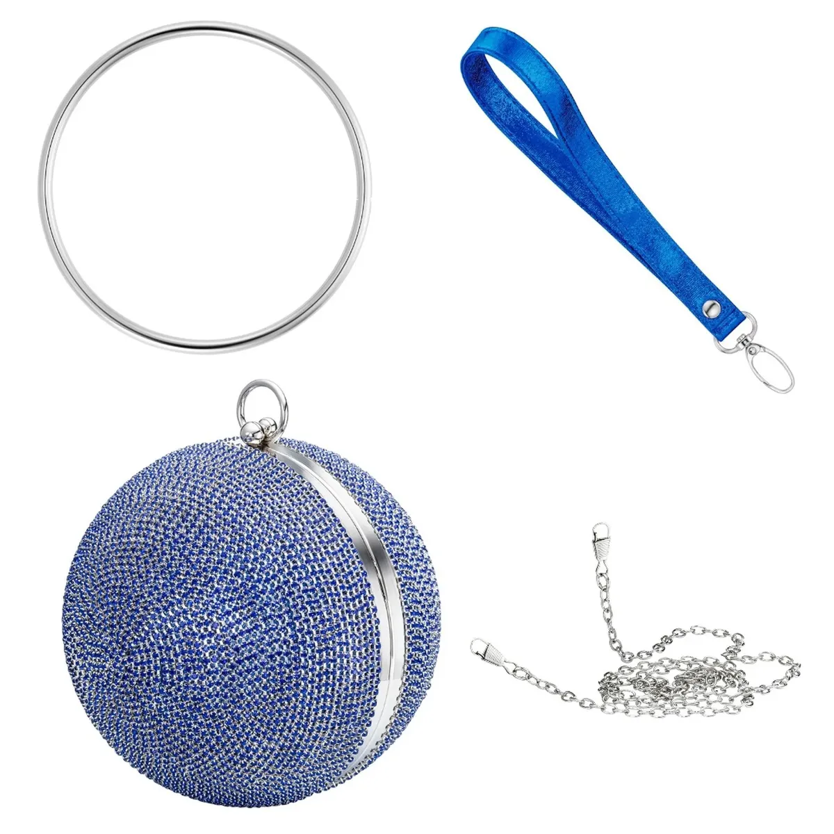 Вечерняя сумка Julie Julsen "Металл с синим цирконием", синий
Вечерняя сумка Julie Julsen "Металл с синим цирконием", синий