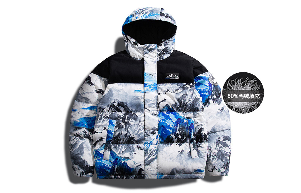 Пуховик унисекс на 361°, Белый/Синий
Пуховик унисекс на 361°, Белый/Синий