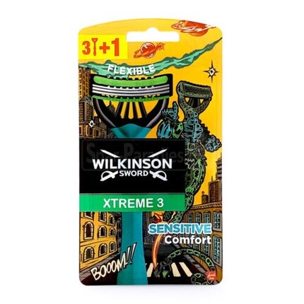 Wilkinson Xtreme 3 Sensitive Comfort Одноразовая бритва для влажной уборки, Wilkinson Sword
Wilkinson Xtreme 3 Sensitive Comfort Одноразовая бритва для влажной уборки, Wilkinson Sword