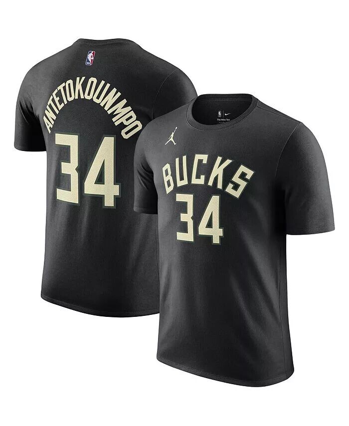 Мужская черная футболка Giannis Antetokounmpo Milwaukee Bucks 2022/23 Statement Edition с именем и номером Jordan, черный
Мужская черная футболка Giannis Antetokounmpo Milwaukee Bucks 2022/23 Statement Edition с именем и номером Jordan, черный