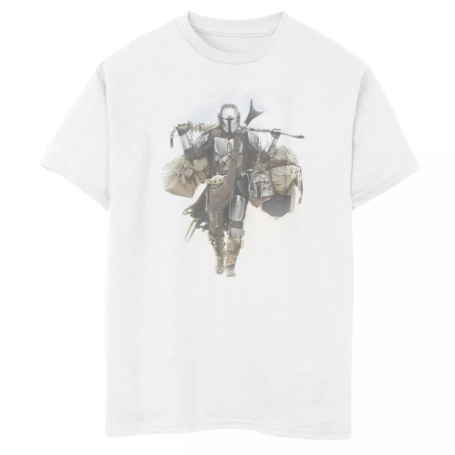 Футболка с рисунком «Звездные войны: ходячий портрет мандалорца» для мальчиков 8–20 лет Star Wars 
Футболка с рисунком «Звездные войны: ходячий портрет мандалорца» для мальчиков 8–20 лет Star Wars