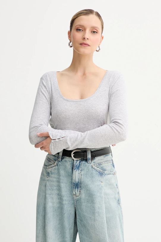 Лонгслив Boss Orange, серый
Лонгслив Boss Orange, серый