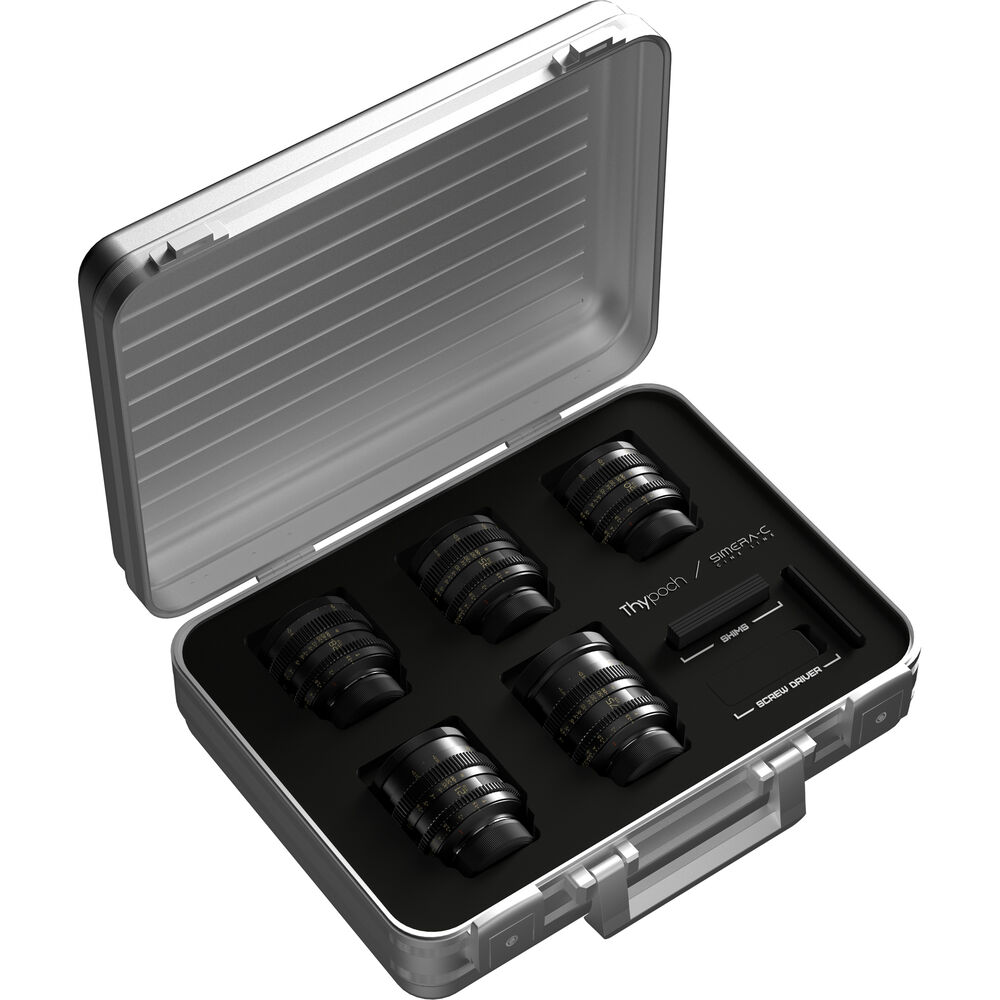 Комплект из 5 кинообъективов Thypoch Simera-C T1.5 (Leica M)
Комплект из 5 кинообъективов Thypoch Simera-C T1.5 (Leica M)