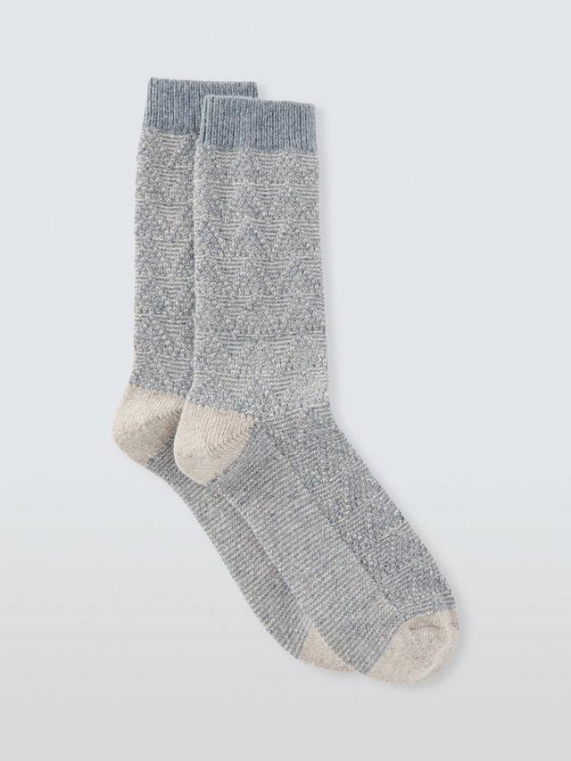 Геометрические носки до щиколотки из смеси шерсти и шелка John Lewis, Blue
Геометрические носки до щиколотки из смеси шерсти и шелка John Lewis, Blue