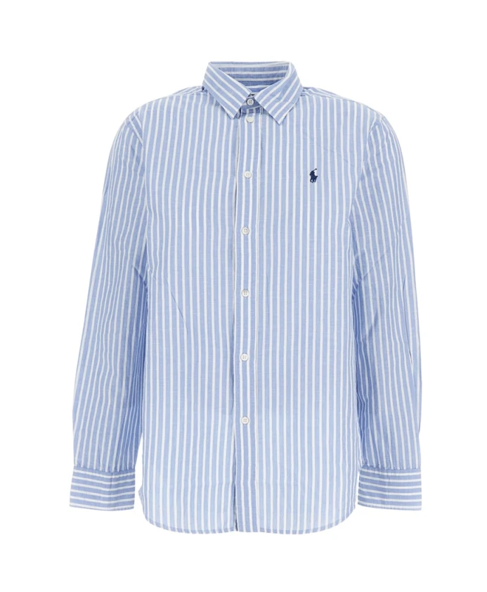 Спортивная рубашка в вертикальную полоску Polo Ralph Lauren, синий
Спортивная рубашка в вертикальную полоску Polo Ralph Lauren, синий