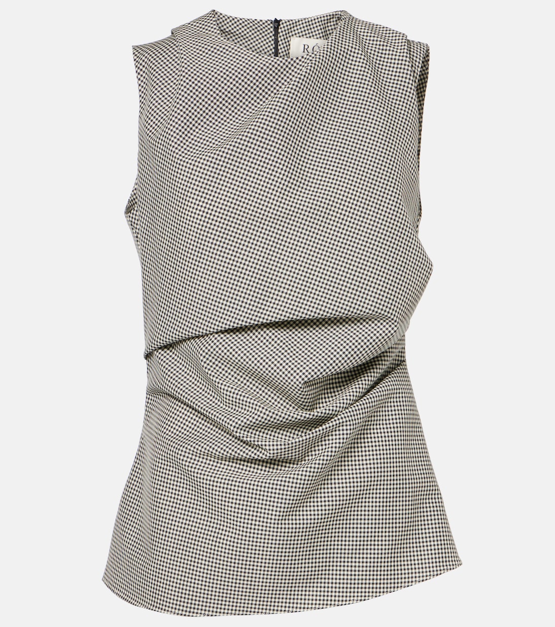 Клетчатый топ из смесовой шерсти Róhe, Cream Black Dot
Клетчатый топ из смесовой шерсти Róhe, Cream Black Dot