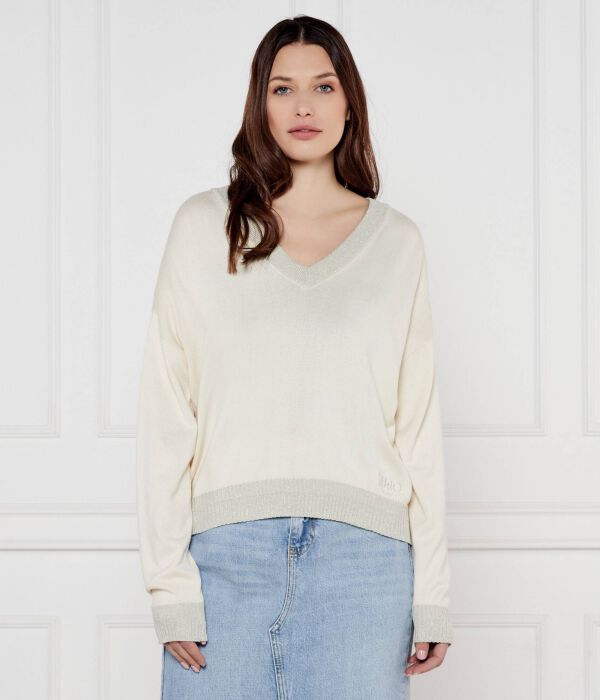 Свитер Loose fit Liu Jo Sport, экрю
Свитер Loose fit Liu Jo Sport, экрю