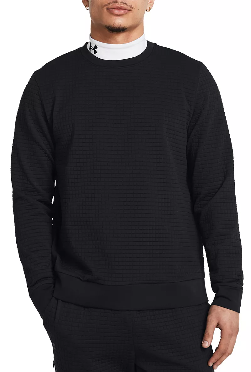 Мужской свитшот с круглым вырезом Under Armour Unstoppable из флиса с фактурной текстурой, черный
Мужской свитшот с круглым вырезом Under Armour Unstoppable из флиса с фактурной текстурой, черный
