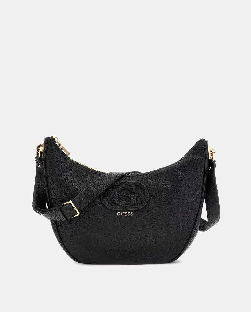 Сумка через плечо с молнией и ручкой Guess, черный
Сумка через плечо с молнией и ручкой Guess, черный