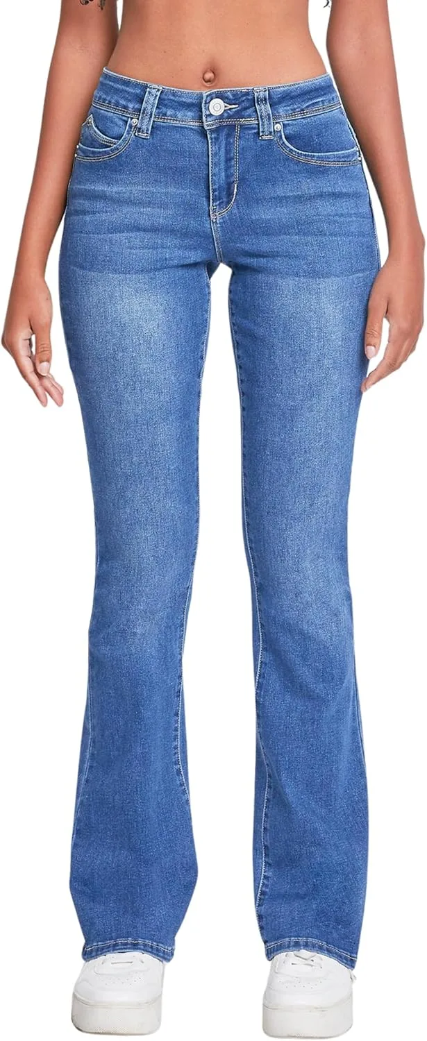 YMI Women's YMI Jeans Sustainable Wannabettabutt Mid Rise Bootcut, P170937
YMI Women's YMI Jeans Sustainable Wannabettabutt Mid Rise Bootcut, P170937