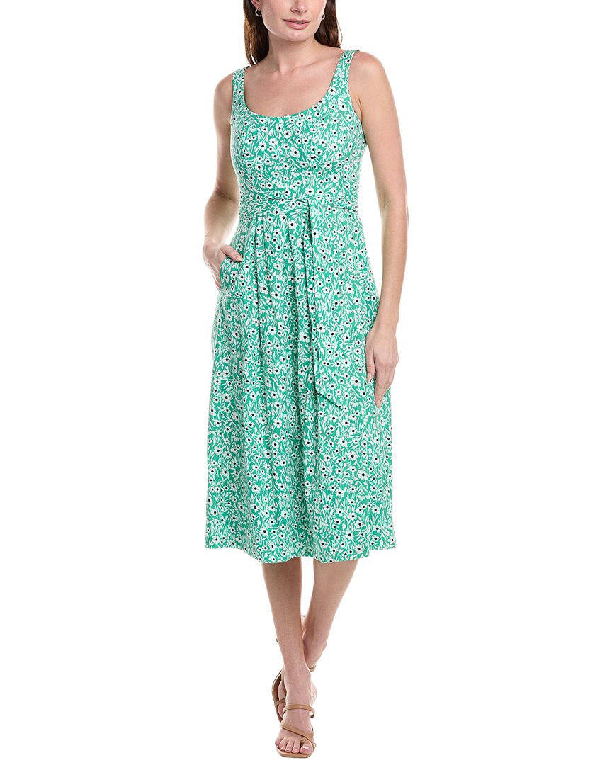 Anne Klein Petite Сшитая вручную миди-платье из льняной смеси, зеленый
Anne Klein Petite Сшитая вручную миди-платье из льняной смеси, зеленый