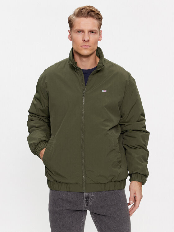 Бомбер свободного кроя Tommy Jeans, зеленый 
Бомбер свободного кроя Tommy Jeans, зеленый