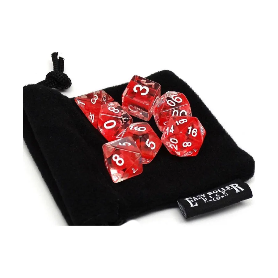 Красный ледник с белым (7), Dice - 7 Piece Poly Sets - Glacier/Translucent (Easy Roller Dice)
Красный ледник с белым (7), Dice - 7 Piece Poly Sets - Glacier/Translucent (Easy Roller Dice)