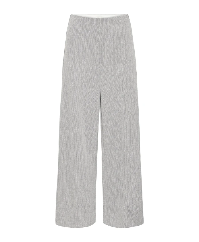 Жаккардовые брюки из акульей кожи в елочку Ichi, серый
Жаккардовые брюки из акульей кожи в елочку Ichi, серый