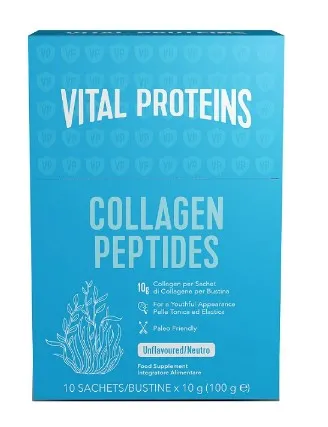 Vital Proteins Коллагеновые пептиды 10 палочек в упаковке по 10 г
Vital Proteins Коллагеновые пептиды 10 палочек в упаковке по 10 г