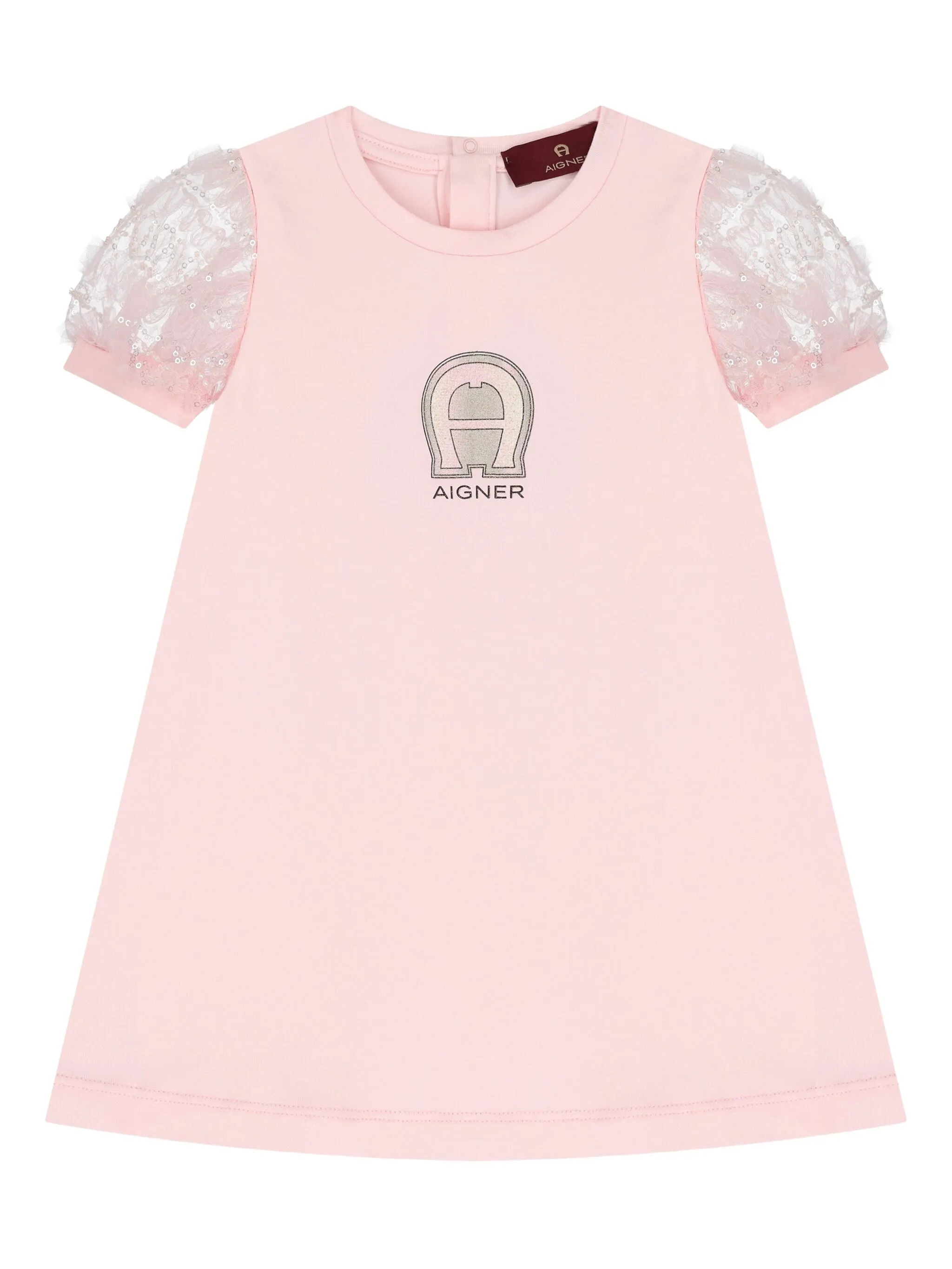 Платье с вышитым логотипом Aigner Kids, розовый
Платье с вышитым логотипом Aigner Kids, розовый