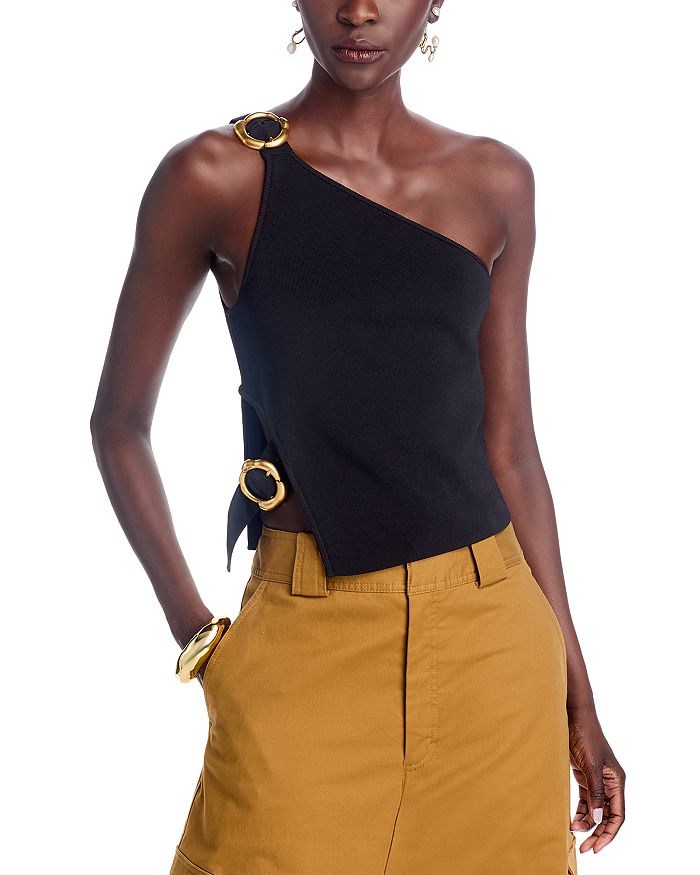 Топ на одно плечо Валерия Cult Gaia, черный
Топ на одно плечо Валерия Cult Gaia, черный