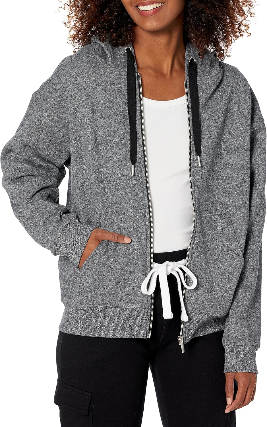 Женская толстовка с капюшоном Calvin Klein Performance из эко-флиса, Black Heather
Женская толстовка с капюшоном Calvin Klein Performance из эко-флиса, Black Heather