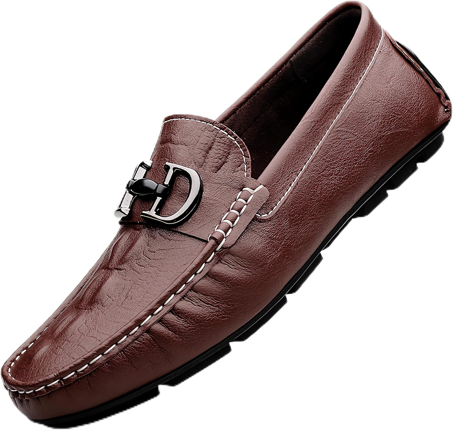 Мужские кожаные мокасины-слипоны для вождения с отделкой под пенни Laximu, коричневый
Мужские кожаные мокасины-слипоны для вождения с отделкой под пенни Laximu, коричневый