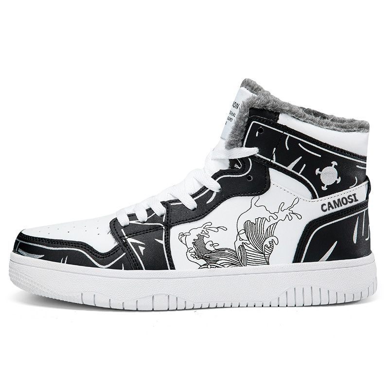 Высокие мужские кроссовки TFKY, Panda Black Fleece-Lined
Высокие мужские кроссовки TFKY, Panda Black Fleece-Lined