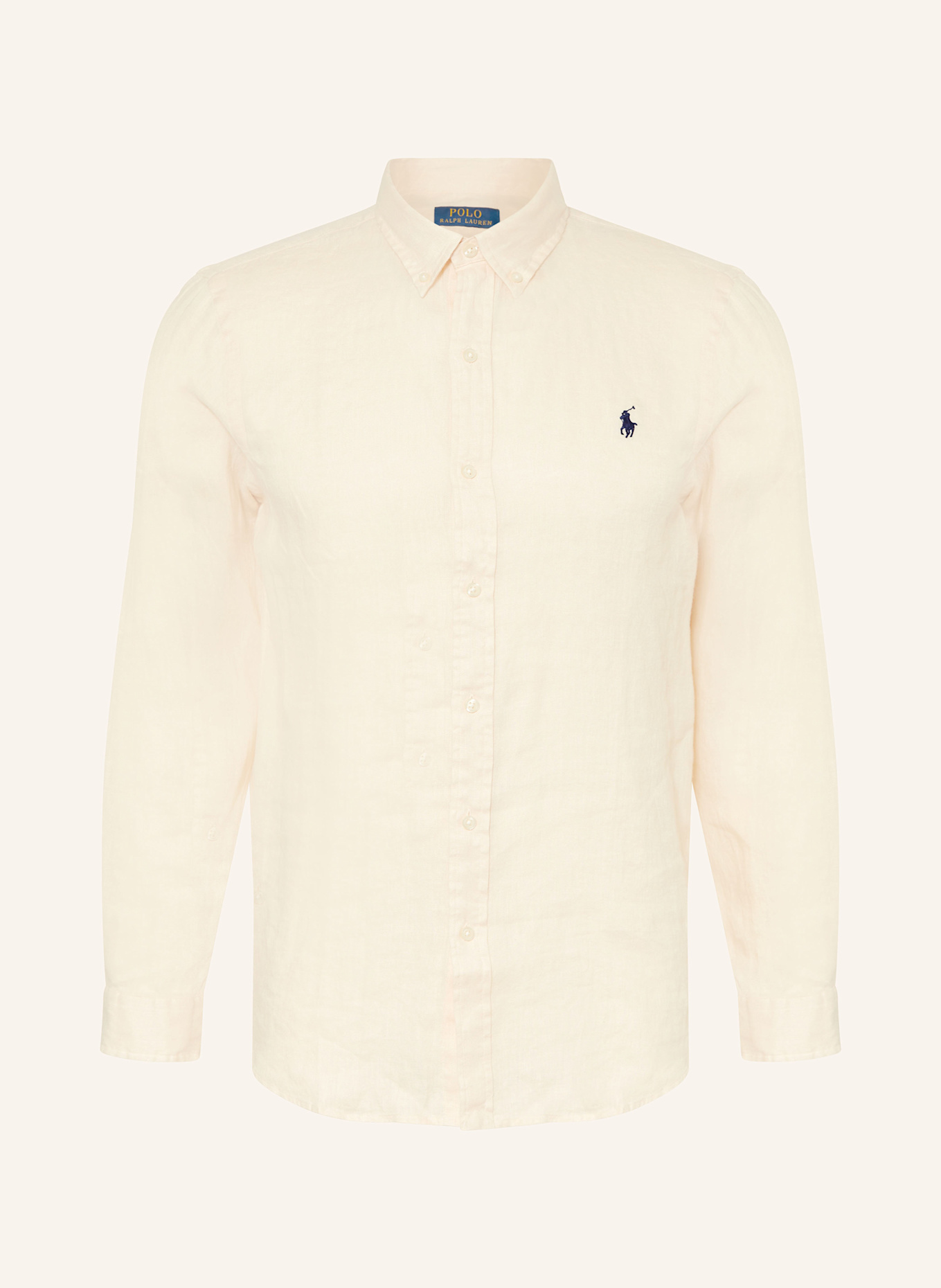 Льняная рубашка облегающего кроя Polo Ralph Lauren, бежевый
Льняная рубашка облегающего кроя Polo Ralph Lauren, бежевый