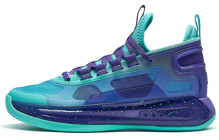 Баскетбольные кроссовки мужские среднего размера фиолетовые/зеленые Xtep
Баскетбольные кроссовки мужские среднего размера фиолетовые/зеленые Xtep