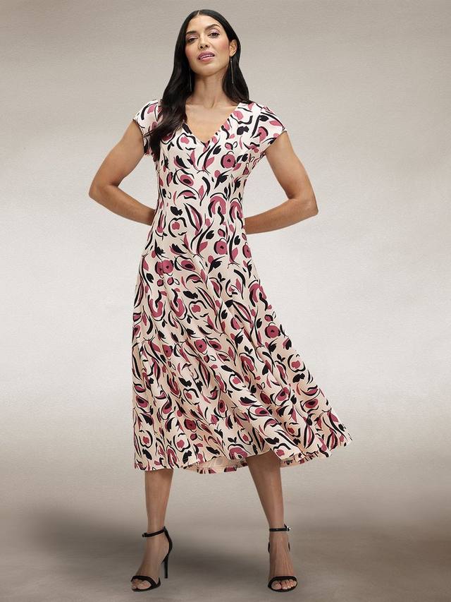 Платье миди а-силуэта с цветочным рисунком HotSquash, цвет Cream/Pink
Платье миди а-силуэта с цветочным рисунком HotSquash, цвет Cream/Pink