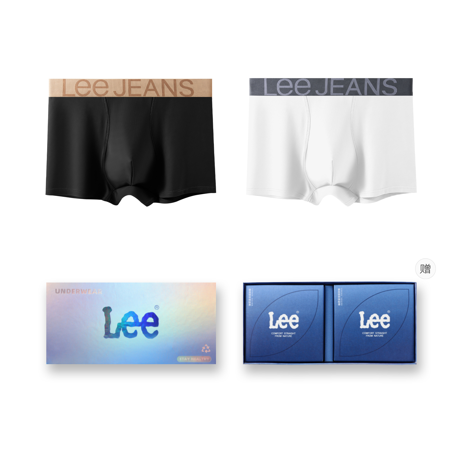 Мужские трусы-боксеры Lee, Box 2 Pack (черный+белый)
Мужские трусы-боксеры Lee, Box 2 Pack (черный+белый)