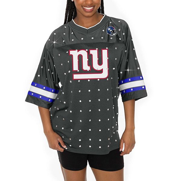 Женская футболка New York Giants с V-образным вырезом и стразами Gameday Couture
Женская футболка New York Giants с V-образным вырезом и стразами Gameday Couture