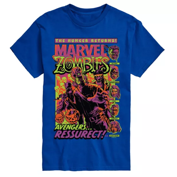 Большие и высокие зомби голод возвращается! Футболка с принтом "Мстители воскрешение" с коротким рукавом Marvel, синий
Большие и высокие зомби голод возвращается! Футболка с принтом "Мстители воскрешение" с коротким рукавом Marvel, синий