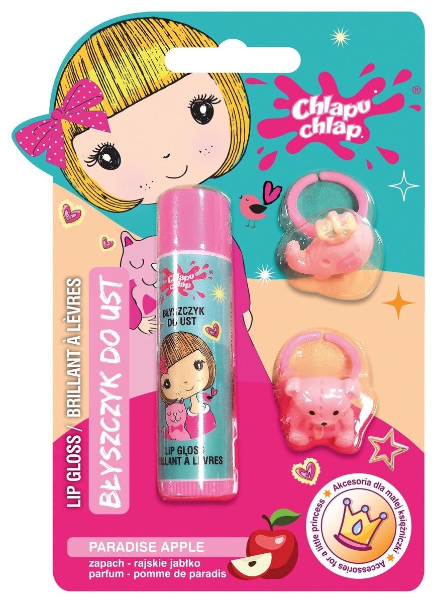 Chlapu Gloss Paradise Apple + Rings
Chlapu Gloss Paradise Apple + Rings