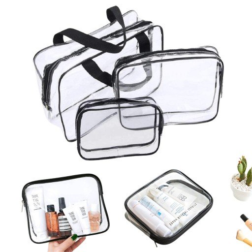 Набор прозрачных дорожных косметичек-органайзеров Zzato Zorganizowany Dom
Набор прозрачных дорожных косметичек-органайзеров Zzato Zorganizowany Dom