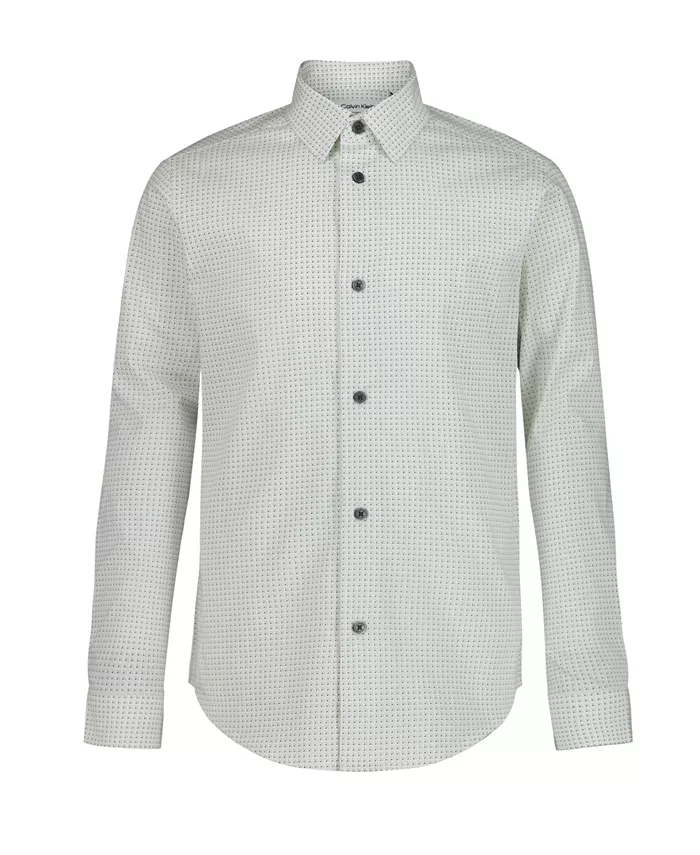 Рубашка с длинным рукавом в цветочный горох для мальчиков Big Boys Calvin Klein, зеленый
Рубашка с длинным рукавом в цветочный горох для мальчиков Big Boys Calvin Klein, зеленый