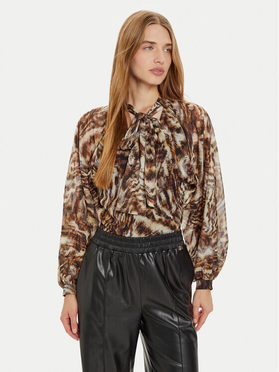 Блуза стандартного кроя Liu Jo, коричневый 
Блуза стандартного кроя Liu Jo, коричневый