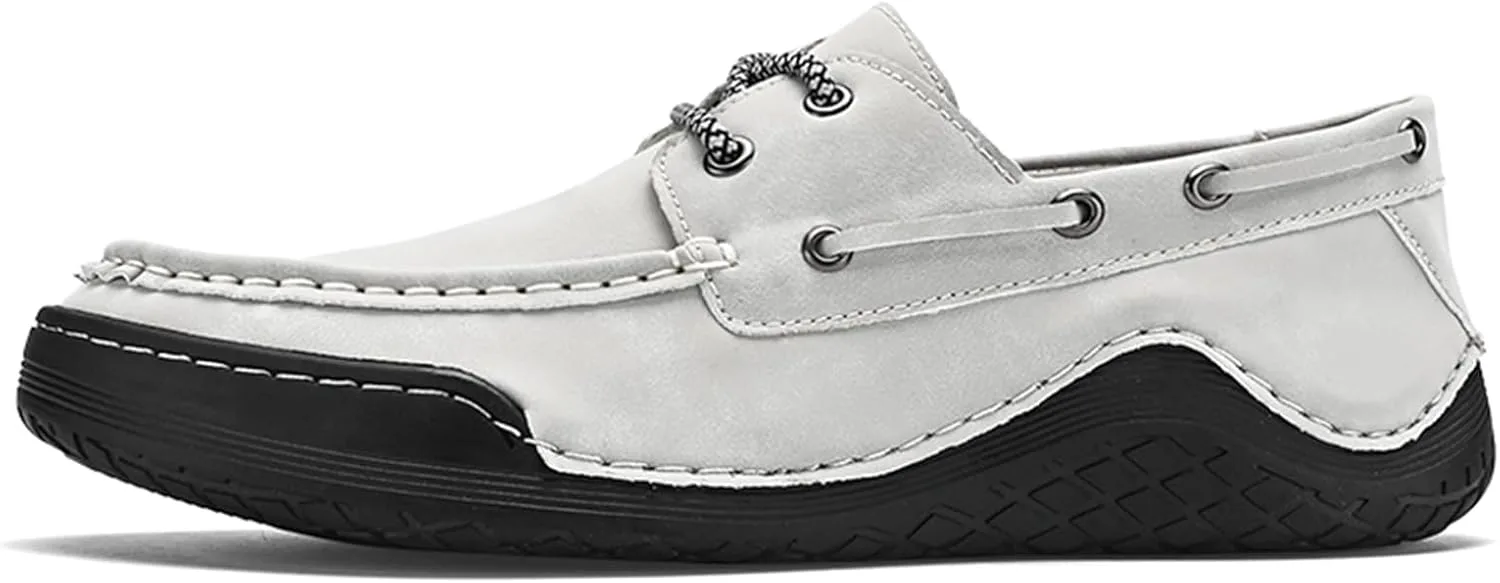 Мужские кожаные лодочные туфли Lossarye с 2 отверстиями, носок-мокасин, повседневные шнуровки, удобные лоферы на шнурках, легкие лодочные туфли для прогулок, серый
Мужские кожаные лодочные туфли Lossarye с 2 отверстиями, носок-мокасин, повседневные шнуровки, удобные лоферы на шнурках, легкие лодочные туфли для прогулок, серый