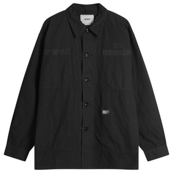 Рубашка из рипстоп-джунглей Wtaps, черный
Рубашка из рипстоп-джунглей Wtaps, черный