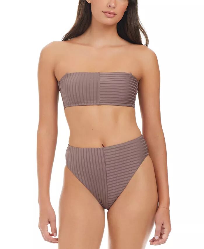 Женский топ-бандо в рубчик Refresh и плавки-бикини в рубчик с высоким вырезом и высокой талией Sanctuary, черный
Женский топ-бандо в рубчик Refresh и плавки-бикини в рубчик с высоким вырезом и высокой талией Sanctuary, черный