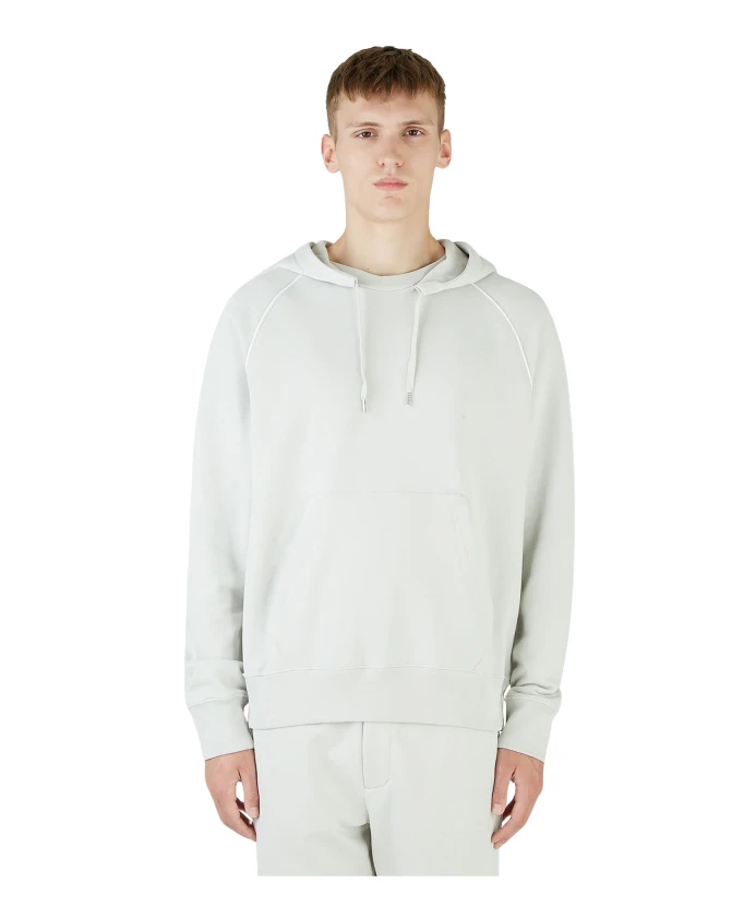 Хлопковая толстовка с капюшоном и карманом Helmut Lang, серый
Хлопковая толстовка с капюшоном и карманом Helmut Lang, серый