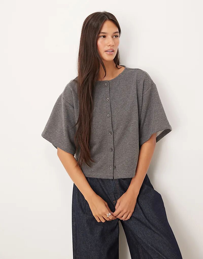 Толстовка свободного кроя на пуговицах ASOS DESIGN угольного цвета, Черный, Толстовка свободного кроя на пуговицах ASOS DESIGN угольного цвета
Толстовка свободного кроя на пуговицах ASOS DESIGN угольного цвета, Черный, Толстовка свободного кроя на пуговицах ASOS DESIGN угольного цвета