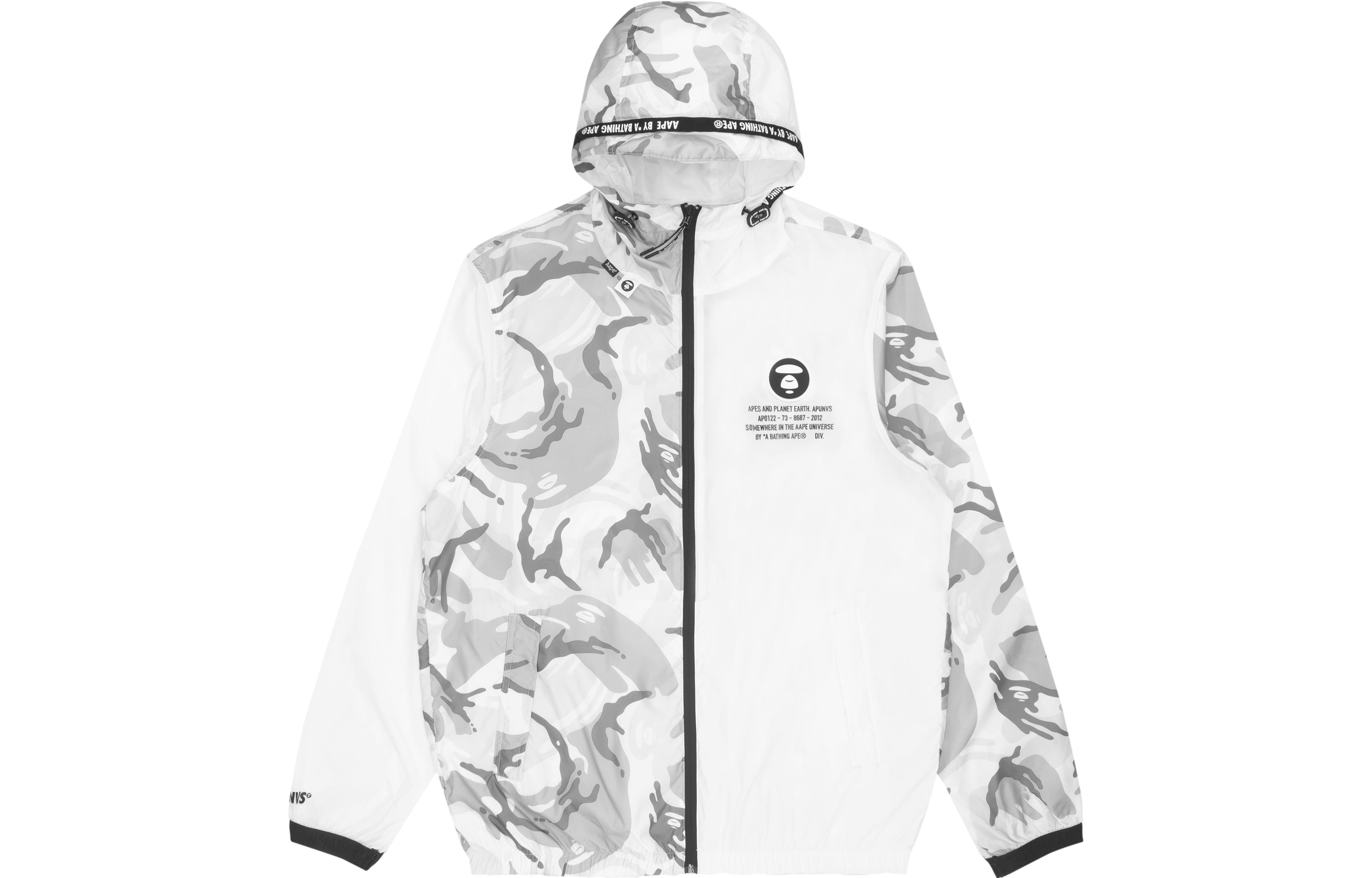 Aape Смешанный камуфляжный куртка с панелями, White WHZ
Aape Смешанный камуфляжный куртка с панелями, White WHZ