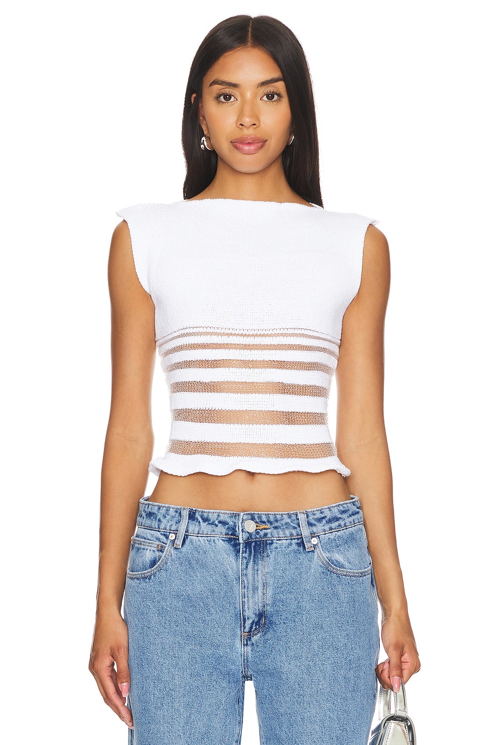 Топ в полоску George Trochopoulos, белый
Топ в полоску George Trochopoulos, белый