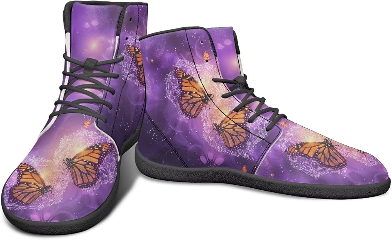 Высокие кеды с узором бабочек, обувь типа босоножек с нулевым перепадом, широкие для мужчин - кроссовки с резиновой подошвой Watdotory, Yellow Butterfly Print
Высокие кеды с узором бабочек, обувь типа босоножек с нулевым перепадом, широкие для мужчин - кроссовки с резиновой подошвой Watdotory, Yellow Butterfly Print