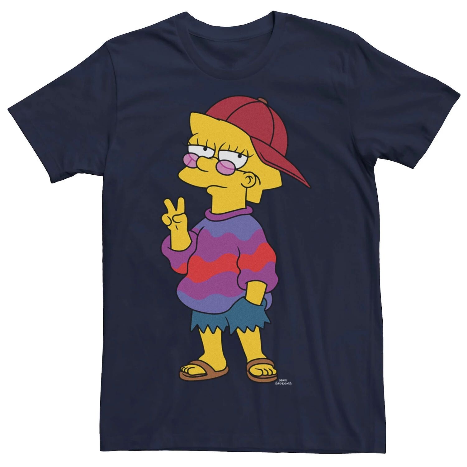 Мужская футболка с рисунком The Simpsons Cool Lisa Licensed Character 
Мужская футболка с рисунком The Simpsons Cool Lisa Licensed Character