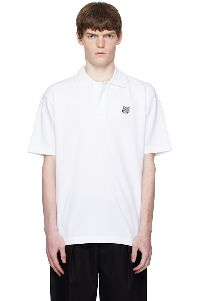 Футболка-поло с лисой Maison Kitsuné, белый
Футболка-поло с лисой Maison Kitsuné, белый